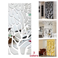 Modern Tree Acrylic Plastic Decal Wall Mirror Art Sticker Home Decor
