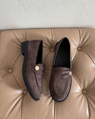 [พร้อมส่ง] WEAR.SOUL #S608-Minimal Suede Loafers