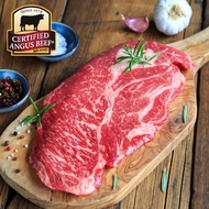 【豪鮮牛肉】 安格斯PRIME頂級霜降沙朗牛排5片（400g+-10%/片）免運組