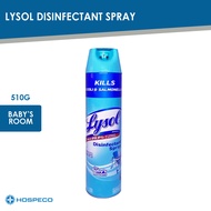 Lysol Disinfectant Spray Baby's Room 510 grams | Air Freshener Antibacterial Spray | HOSPECO 71021