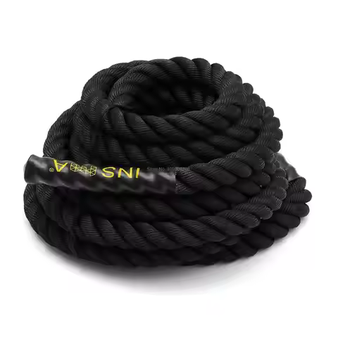 Battle Power Rope 38mmx12m 15m Crossfit Strength Muscle Training Fitness Gym Full Body Workout Men W