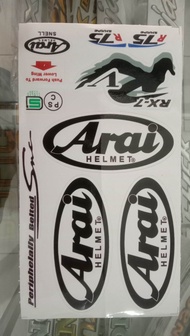 Stiker Sticker Helm Dovi Red Bull Monster Leopard Full Set Suomy KYT fullface universal