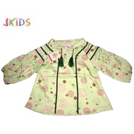 (7/8y) Jkids original brand kids girls round neck long sleeve blouse