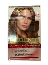 LOREAL PARIS EXCELLENCE CREME ADVANCED TRIPLE CARE CREME สีย้อมผม ครีมย้อมผม ลอรีอัล ปารีส เอกซ์เซลเลนซ์ ครีม แอดวานซ์ ทริปเปิล แคร์ ครีม คัลเลอร์ มีให้หลายสี