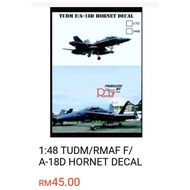 1/48 TUDM/RMAF F/A-18D HORNET Water Slide DECAL