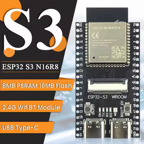 ESP32-S3 N16R8 Development Board 2.4G Wifi BT Camera Module ESP32 S3 N16R8 CAM OV2640 OV5640 8MB PSR