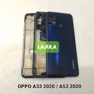 Kesing housing casing full set oppo a33 2020 / a53 2020 frame + bezel + bacdoor