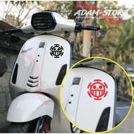 VNE2 One Piece Sticker Vespa Matic Motorcycle Sticker/ One Piece Anime Sticker/ Motorcycle Motor
