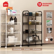 PIRA - GUMI MKT TROLLEY SHELF / MULTIPURPOSE SHELF / IRON SHELF 3/ 4/ 5 STORIES WITH ORIGINAL AND TR