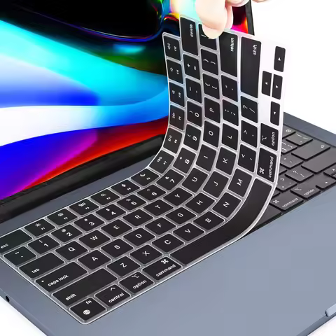Keyboard Cover For MacBook Air 13.6 15 inch M4/M3 Pro14"13"16" (UK/US Layout) silica gel skin A2941A