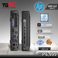HP EliteDesk 800 35W G2 Desktop Mini PC i5-6500T, 8gb RAM, 240gb SSD Sata