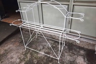 STANDING RAK POT BUNGA BESI 2 TINGKAT MEWAH/RAK POT BUNGA CANTIK
