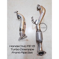 Max Racing Honda Civic FE/HRV 1.5 Turbo Downpipe & Front Pipe Exhaust Set