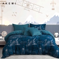 [NEW ARRIVAL] AKEMI 880TC TENCEL™Tickle Fun Space Astronuf Bedding Sets (Fitted Sheet Set| Bedsheet/ Quilt Cover Set)