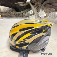 VENZO 單車頭盔 S碼 黃色