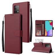 For Samsung Galaxy A12 casing A72 A52 A32 A22 A42 A13 cover Flip leather stand Cover card pack phone