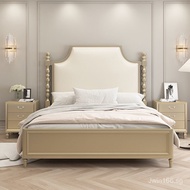 Storage Bed USD Meters Solid Wood Bed Master Bedroom1.51.8American Style Soft Backrest Rice Bed Head
