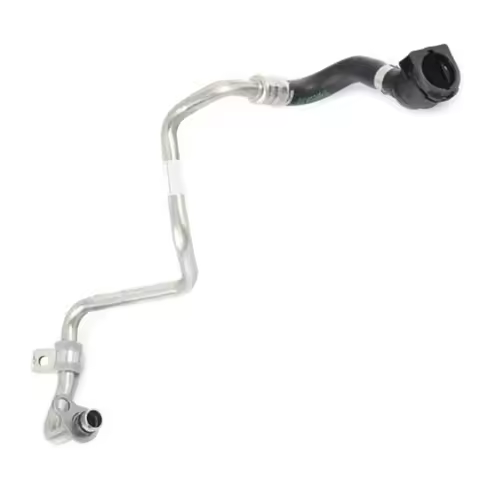 1 Piece Turbocharger Coolant Return Line New Metal + Rubber For BMW F20 F30 G30 X3 X4 125I 330I 1153