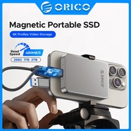 ORICO 5Gbps Portable Solid State Drive 480MB/s Magnetic External SSD for iPhone 16 15 Pro/Max ProRes