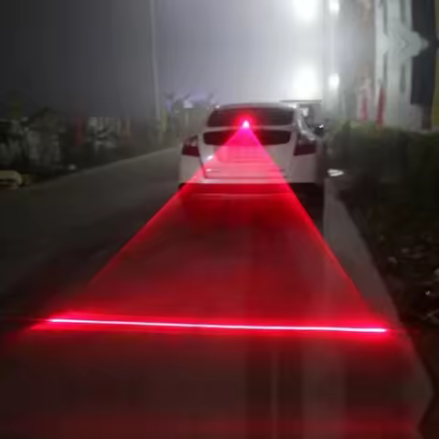 Car Auto Safe LED Laser Fog Light Tail Lamp Vehicle for Hummer H3 W213 Bmw E36 Peugeot 207 Kia Soren