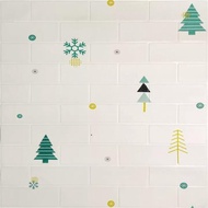 Hangat Dan Imut Wallpaper Dinding 3D Foam Dekorasi Anak Kamar Gambar Kartun Kamar Tidur Anak Wall Stickers 70 x 77 cm
