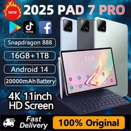 2026 Original Global Version Pad 7S Pro Tablet Snapdragon 888 Android 14 16GB+1TB Tablets PC 5G Dual