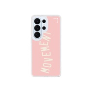 CaseClub เคสคลับ เคสซัมซุง เคสแม่เหล็ก ลาย Rally Bubblegum Movement Rally ลาย Movement สีชมพูใส สำหร