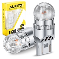 AUXITO 1Pair T20 LED 7440 WY21W No Hyper Flash W21W Turn Signal Bulb Canbus Error Free Amber Yellow