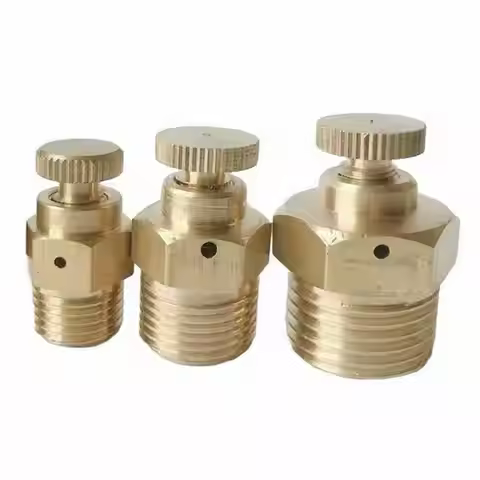 1/8" 1/4" 3/8" 1/2" BSP M8 M10 M12 Male Manual Exhaust valve Air Release Valve Vent Valve PN 1.6 Mpa