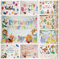 [French Miscellaneous Goods] Special Offer Birthday Tapestry Birthday Background Cloth Children Birt