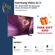 SAMSUNG OLED QA55S85FAEXXS * 55 INCH OLED 4K AI SMART TV * ANTI REFLECTION PANEL * 3 YEARS SINGAPOR