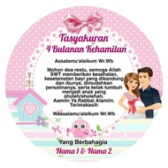 4-MONTH TASYAKUR STICKER