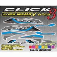 honda click 125 v3 decals