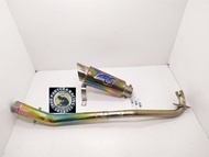 Knalpot Racing D.O.S Full Bunglon Karisma Blade Revo Absolute Revo Fit Revo New Supra X125 Supra X H