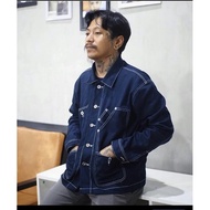 SIMISSTY DENIM. NAVY TRUCKER VINTAGE Jacket type 3