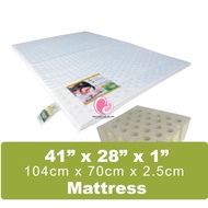 Bumble Bee GETHA 41" X 28" (1" or 2") (71cm x 104cm) Latex Playpen Size Baby Mattress (Optional : Be