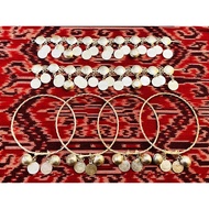 Gelang Kaki Set Iban 2pcs & Gelang Kaki Syiling Ngepan Iban Sarawak