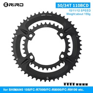 จานโซ่จักรยานเสือหมอบคู่ขนาด2X12S 7075AL ทนทานสำหรับ R9100 R8000 R7000