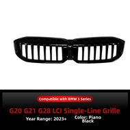 BONINGYU | Single Line Dark Grille for BMW 3 Series G20 G21 G28 LCI