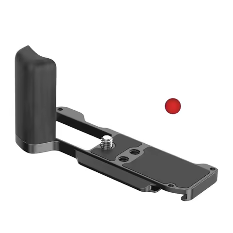 L-Grip Bracket for Fujifilm X-M5: One-Handed Shooting Grip with Cold Shoe Accessory