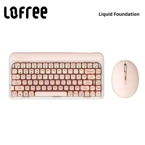 LOFREE DOT "Foundation" Mechanical Keyboard Wireless Bluetooth Three Mode Hot Plug And Gasket Struct