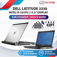 Dell Latitude 3330 ( GRED B) - Intel I5-3337U / 4GB 8GB Ram / 240GB SSD 500GB HDD Budget Laptop Murah I5 3rd Gen Work
