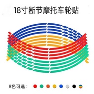 Meikeduo Motorcycle Car Wheel Sticker Wheel Rim Sticker Steel Rim Sticker Modified Wheel Sticker 60c