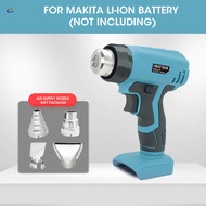 SD Cordless Electric Heat Gun Portable Heat Gun with 4 Nozzle For Makita Decker 18V-24V Li-ion Battery