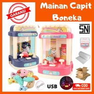 Mainan Capit Boneka Mini Mesin Capit Boneka Claw Machine Mini USB