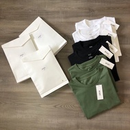 T-shirt Xishanlu Short-sleeved 210g Bottoming Paper Bag Basic Thorough Cylinder wtaps Deer 2-piece G
