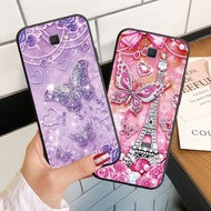 Casing For Samsung Galaxy J2 J5 J7 Prime Soft Silicoen Phone Case Cover Diamond Butterfly