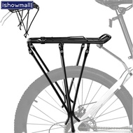 [ISHOWMAL] Aluminum Alloy Disc Brake Bicycle Rear Rack Mountain Bike Luggage Carrier 55 LBS