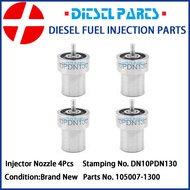 4pcs Injector Nozzle 105007-1300 DN10PDN130 for Mitsubishi Pajero Triton 4M40 2.8D 105148-1331