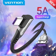 Vention 5A USB Type C Cable Supercharge 40W Quick Charge 3.0 SCP Fast Charging Charger USB-C Cable